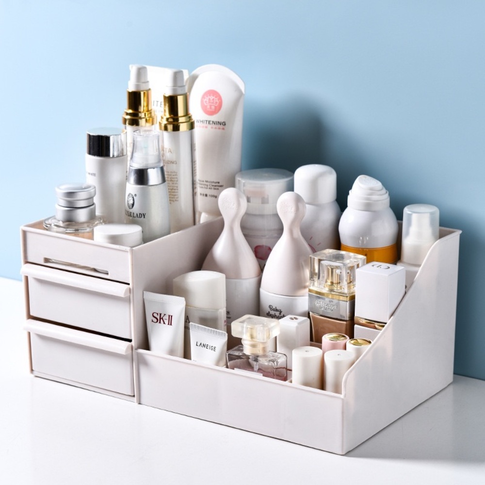 Aesthetic Storage with Drawers for Skin Care